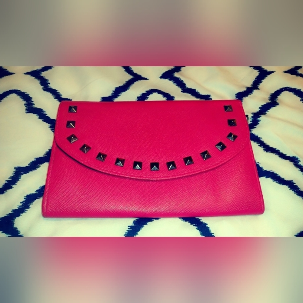 Pink hot fuchsia hand bag  non brand